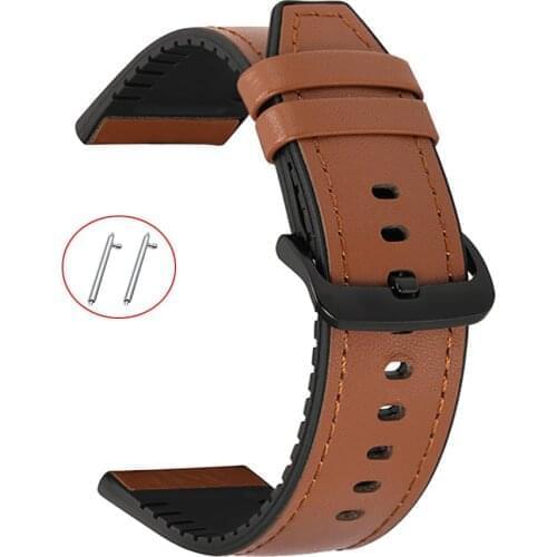 Silicone Leather Watchband for Garmin Venu SQ 2 Smart Watch Accessories Replace Straps for Garmin Vivoactive 4 3 20 22 mm Correa