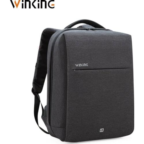 Kongsons Fashion Casual business computer bag USB charging anti-theft urban travel backpack for young men Waterproof Travel Back