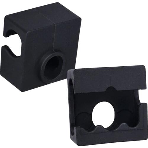 MK8 Silicone Sock Cover CR10 Heater Block Case MK7/MK8 For Aluminum Block Hot End CR10S PRO ender 3 Extruder 3D Printer Parts