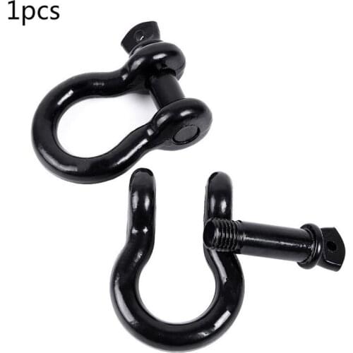 1pc bow Shackle for winch industrial mechanical screw pin bow anchor shackle tons Carbon Steel 4.75 Ton Pull