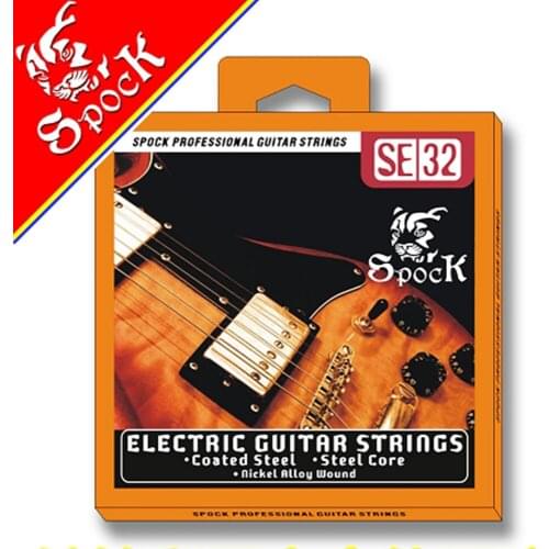 Spock SE32 Nickel Plated Electric Guitar Strings Nickel Alloy Wound Nickel-Plated High Carbon Steel Core 010-046 inch