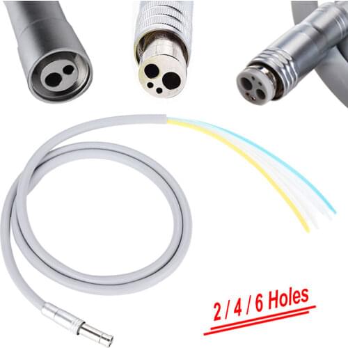 4 Holes Handpiece Hose Tube with Connector Dental High Speed Handpiece Dentistry Tools
