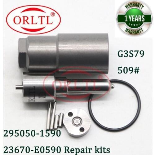 Fuel Diesel Injector G3S79 293400 0790 NOZZLE Valve 509 Orifice for denso 23670 E0590 295050-1590 fuel injector