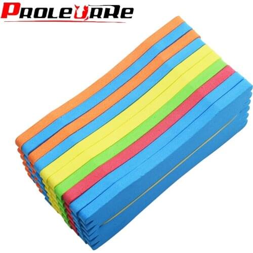 10Pcs EVA Foam Board Fishing Line Plate Winding Board 4.8*12cm Carp Lure Trace Wire Leader Swivel Fishing Tackle Accessories Box
