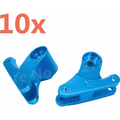 10 Pieces RC Car Alum Alloy Rear Rocker Arm 5358 For 1/10 Scale Traxxas E-Revo Revo 3.3 Billet Machined Multi Setting 90-to-120