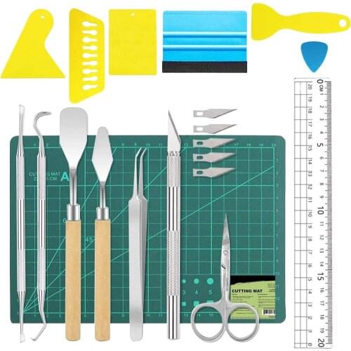 21x Craft Weeding Tools Set, Vinyl Weeding Tools Crafts Basic Sets for Weeding Vinyl /Silhouettes /Cameos /Lettering