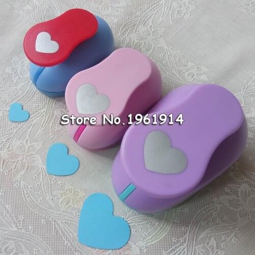3pcs(5.0cm,2.5cm,1.6cm) heart shape craft punch set Punch Craft Scrapbooking school Paper Puncher eva hole punch free shipping