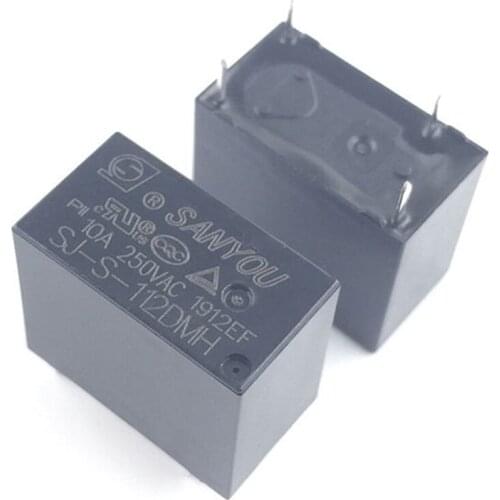 5PCS/lot Relay SJ-S-105DMH SJ-S-112DMH SJ-S-124DMH 10A 250V 4PIN