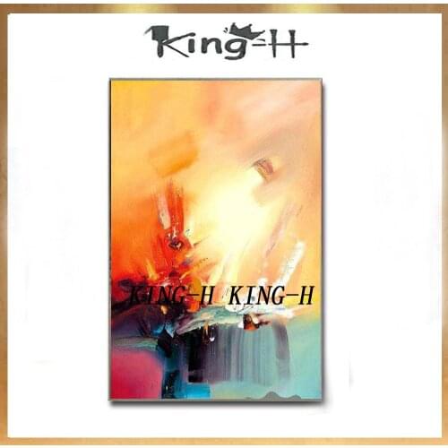 Abstract hand-painted art handmade oil painting canvas painting red wall art photo wall decorative arts for restaurants