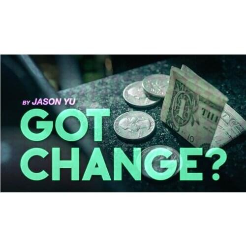 Free shipping Got Change? by Jason Yu - Magic Trick , close up bill to coin ,bar magic trick,illusion,Fun,Street magic