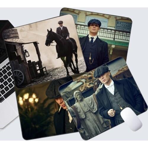 Peaky Blinders Mouse Pad Gaming Carpet Desk Mats Mouse Mat Office Laptop Mouse Mat Anti Slip Deskpad