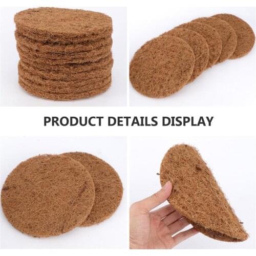 10pcs Pigeon Breeding Eggs Mat Pet Bird Nest Coconut Coir Mat Natural Pigeons Nest Mat Bird Mat Pet Bird Supplies