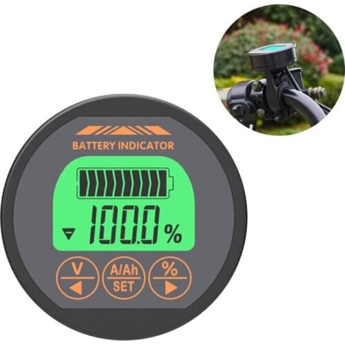 M4YD DC 8-80V 50A 100A 350A TR16 Coulomb Counter Meter Battery Capacity Indicator Ammeter Voltmeter Battery Tester