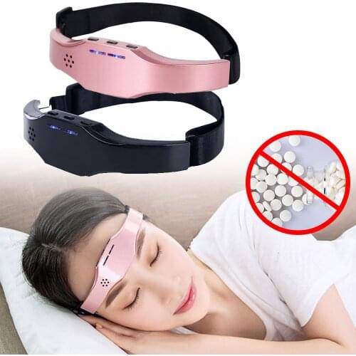 Electric Head Massager Sleep Monitor Migraine Relief Massager Insomnia Therapy Release Stress Sleep Therapy Device Sleeping Aid