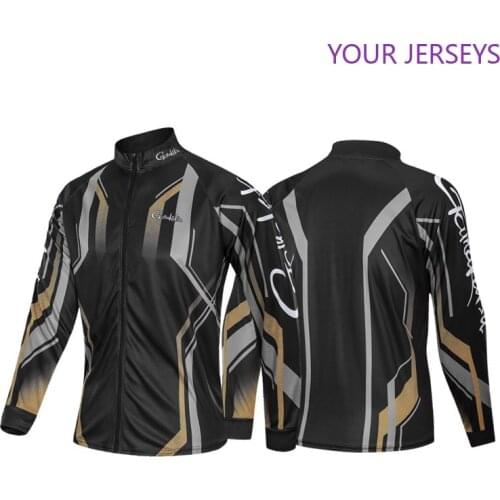 Gamakatsu Long Sleeve Fishing Wear Male Outdoor Sports Shirts Clothing Anti UV Breathable Cycling Hunting Hiking Clothes