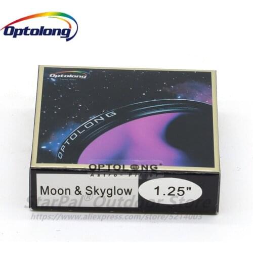 OPTOLONG 1.25'' Filter Moon&Skyglow Standard Eyepiece Filter for Astronomy Monocular Telescope LD1007A
