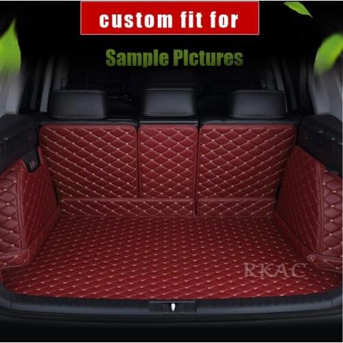 Custom car trunk mats for Land Rover all models discoverer 4 5 Discovery Sport Evoque Freelander Range Rover sport car styling