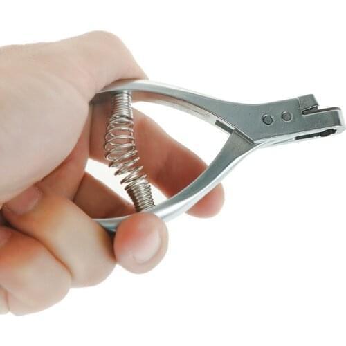 Durable DIY Metal Steel Pattern Hole Notcher Sewing Pliers Notch Punch Tailor Designer Maker Tool