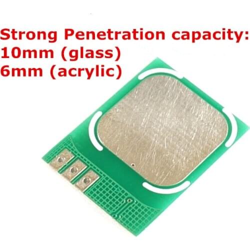 Touch button module AT42QT1010 long distance 10mm glass capacitor 6mm acrylic for Arduino Capacitive touch button module