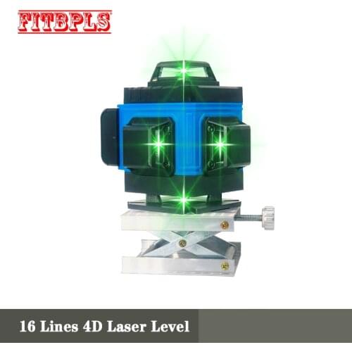 16 Lines 4D Laser Level Level Self-Leveling 360 Horizontal And Vertical Cross Super Powerful Green Laser Level