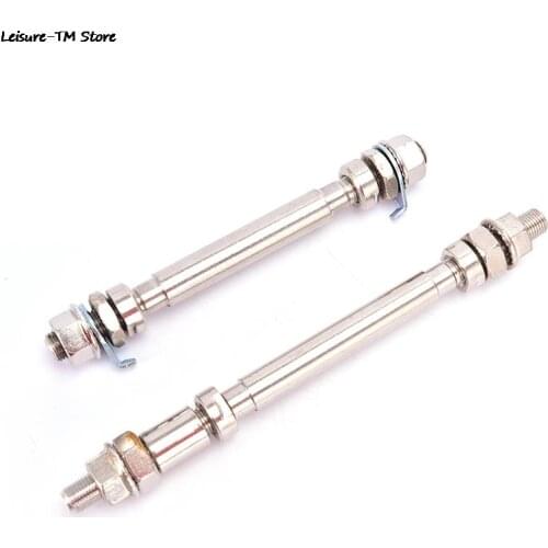 14CM/18CM Bicycle Wheel Hub Axle Solid Shaft Front Rear 6000 Bearing Mountain Bike Front/rear Axle Lever Repair Tool Accessories