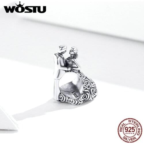 WOSTU 2020 New Original Wedding Bead fit charms silver 925 beads Bracelet for women diy fashion jewelry make