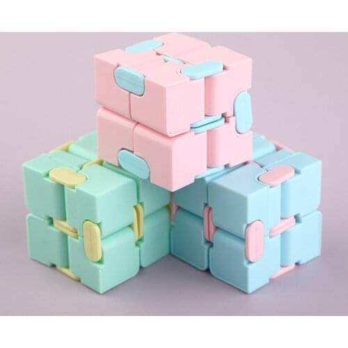 1Pcs Pocket Fidget Toys Decompression Toy Infinity Magic Cube Puzzle Toys Relieve Stress Funny Hand Game Four Corner Maze Toys