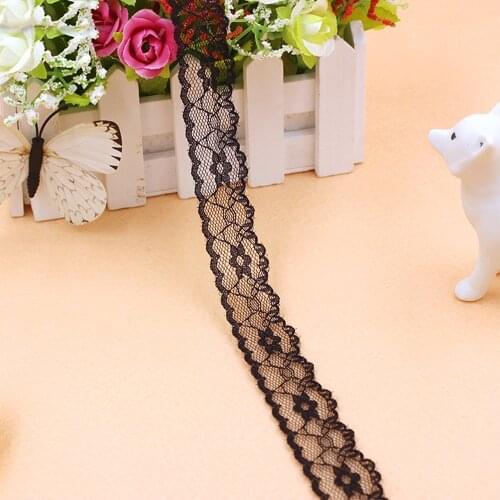 1 yard Small flower 2.5cm non-elastic lace african fabric collar swiss african 2021 high quality baby nigerian wedding dress