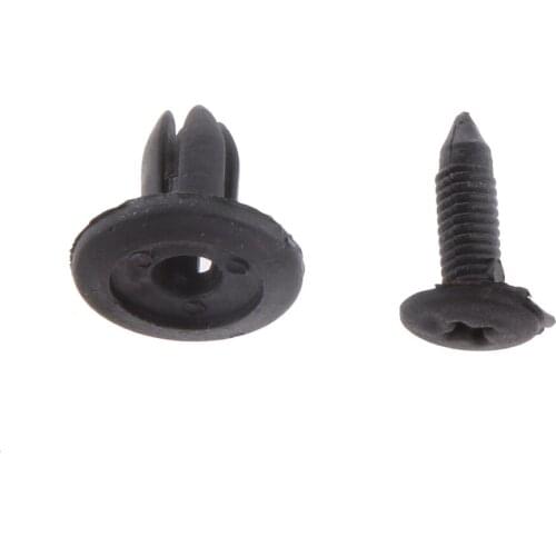 50PCS Bumper Fender 6mm Hole Plastic Rivets Fasteners Clips for Toyota