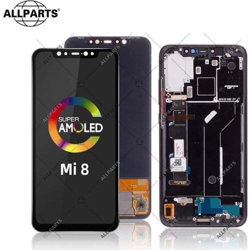 6.21" AMOLED Display For XIAOMI Mi 8 LCD MI8 Display Touch Screen M1803E1A