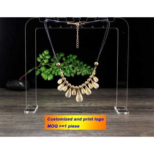 Acrylic Necklace Display Necklace Stand Jewelry Show Rack Necklace Organizer Earring Holder Bracelete Photography Prop