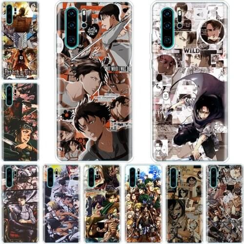 Hot Attack on Titan Manga Phone Case For Huawei Honor 20 10 9 9X 8A 8S 8X 7X 7A Lite Pro 10I20I Y5 Y6 Y7 Y8 Y9 V20 V30 Y9S Coque