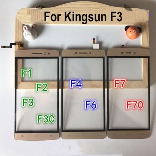 For Kingsun F3 F 3 KingsunF3 Touch Panel Screen Digitizer Glass Sensor Touch With Flex cable