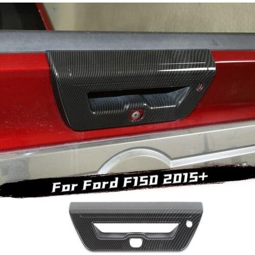 Tailgate Door Grab Handle Decoration Cover Trim for Ford F150 F-150 2015-2021 with Camera Car Exterior Accessories