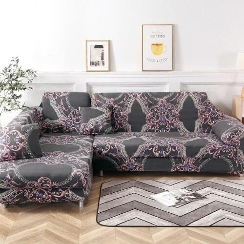 Elastic Sofa Cover Chaise Corner Non-slip Anti-dirty Sofa Cover All-inclusive Cover Sectional Sofa Towel Loveseat Couch Cover