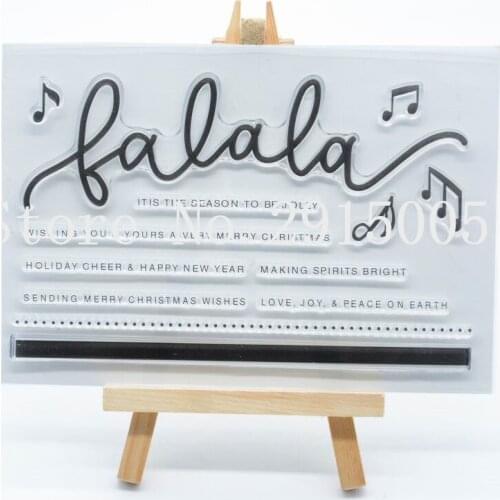LALALA Scrapbook DIY photo cards account rubber stamp clear stamp transparent stamp 11x16cm CS2053