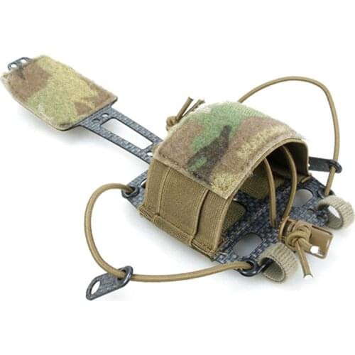 New Camouflage Tactical Helmet T-type Battery Box Storage Bag TMC Helmet Accessories