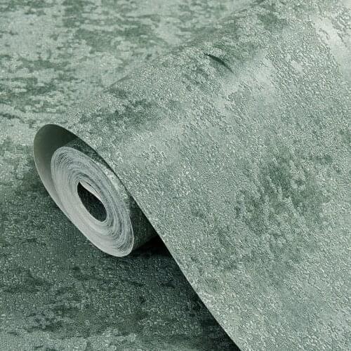 Mildew Resistant 3D Wall Papers Home Decor Solid Color Green Wallpaper Roll for Living Room Bedroom Decoration Mural