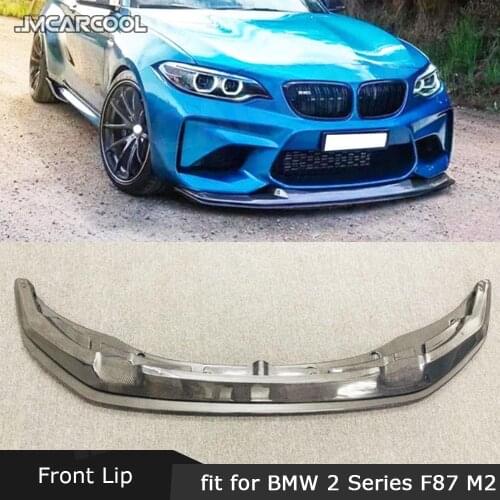 Carbon Fiber Material Front Bumper Lip Decoration For BMW 2 Series F87 M2 Coupe 2 Door GTS Style 2016 2017 2018 2019 2020