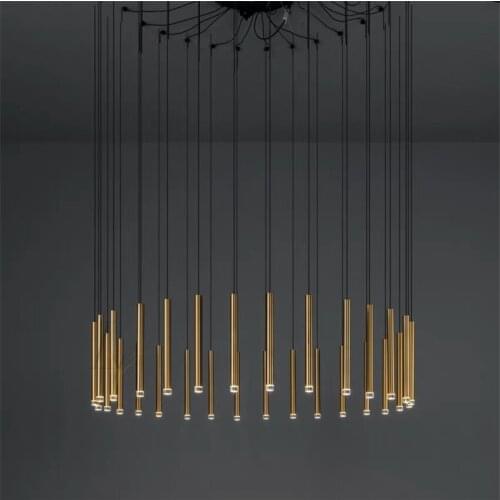 Postmodern Luxury Copper Pendant Lamps Living Room Dining Room Hotel Bedroom Bedside Cafe Bar Dining Room Art Deco Pendant Light