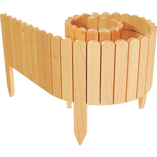 Log Roll Border As Easy Plug-in Fence Garden Supplies Log Roll Border Trellis & Gates Gardening Home Decoration Accessories