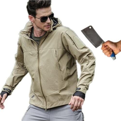 Self Defense Security Anti-cut Anti-Stab Men Jacket Bodyguard Stealth Defense Police Personal Tactics fleece hooded blouse tops