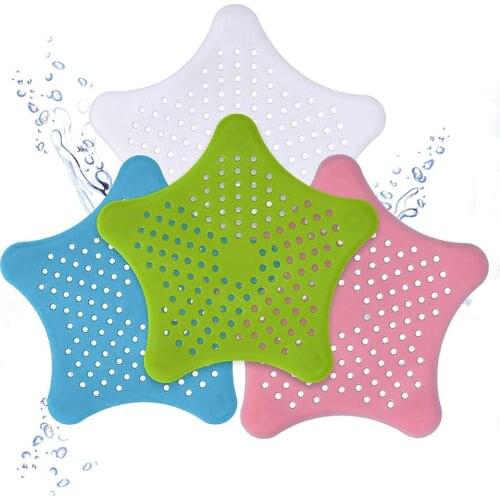 Anti-blocking Floor Drain Silicone Sucker Sewer Outfall Strainer Sink Filter Hair Stopper & Catcher Bathroom Kitchen Accessories