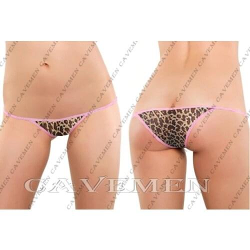 Low-waisted Powder Leopard* 2940 *G-string T-back Teddy Bikini Boxer Triangle Pajamas Skirt Suit Middle trousers Free Shipping