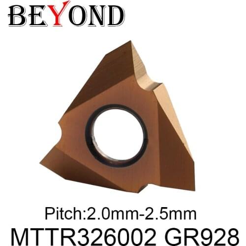 TT32R6002 GR928/MTTR326002 GR928.Vertical universal thread blade pitch is2.0mm-2.5mm,D 9.525,T 3.18,R0.2 partialprofile 60