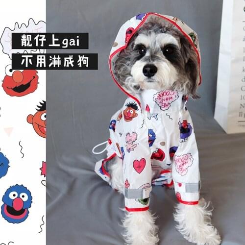 New Dog Raincoat Waterproof Pet Breathable Dog Clothes Small And Medium-sized Dogs Doberman Chihuahua Corgi Outdoor Pets Costume