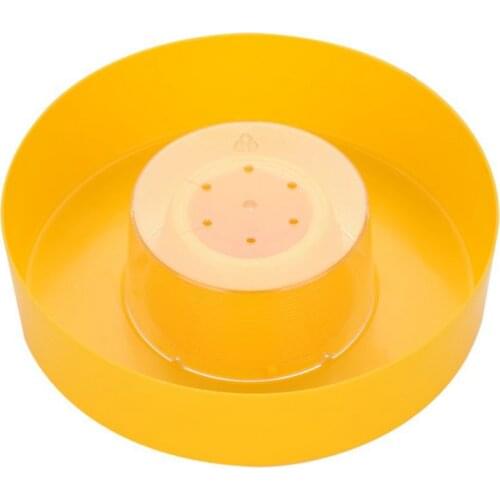 X50 Round Bee Feeder Top Beehive Bee Feeder Around 2 Litres Capacity Plastic Beekeeping Feeder with Transparent Cover