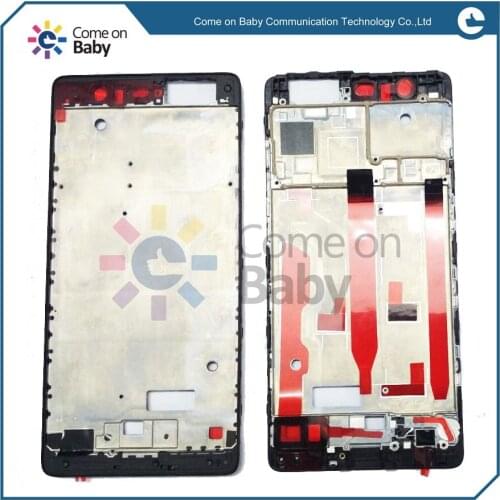 10pcs White Black Gold For Huawei P9 EVA-L09 EVA-L19 Front Bezel Frame Faceplate Housing Case