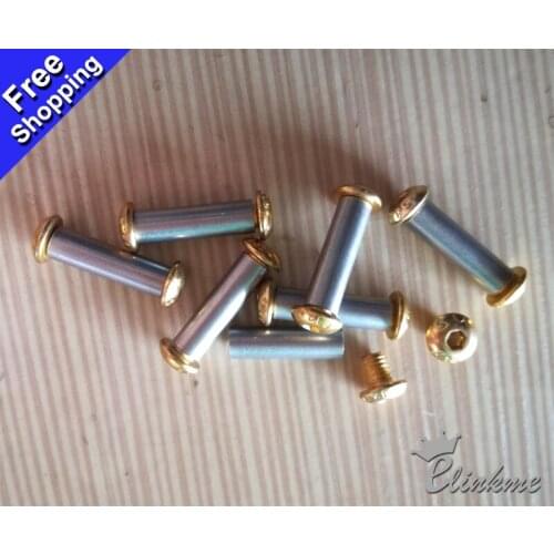 16.5mm x5mm , DIN912 Knife Handle Mushroom Chicago golden Screws Suitable for 5mm hole