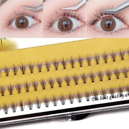 60 Bunche Natural Grafting False Eyelashes Natural Long Cluster Individual Fake Eyelash Makeup Lash Extension Beauty Tools